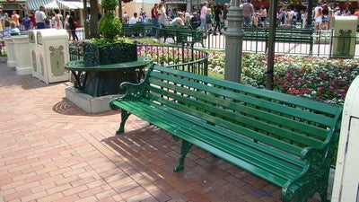 Disneyland Park Bench